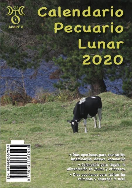 2020 Calendario Pecuario Lunar castracion vacunacion desove 2021