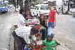 Comida típica en la calle en Guayaquil