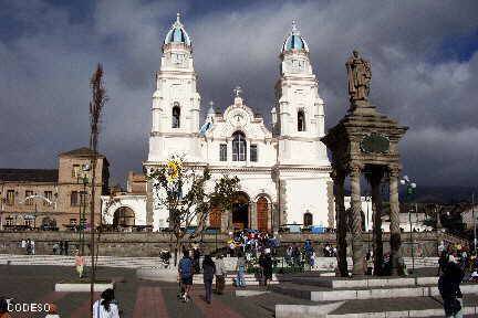 Santuario de El Quinche – a una hora de distancia de Quito