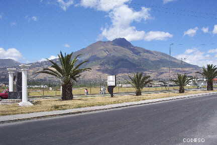 Photo View of Ibarra    Foto Imbabura mountain