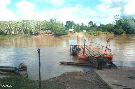 Rio Santiago in der Provinz Morona Santiago