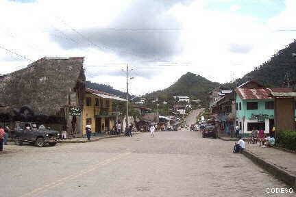 Calle principal de Mindo - Noroccidente de Pichincha