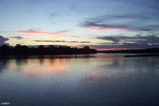 The Pastaza River seen from Sharamentsa