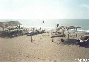 Cauchal beach: el puerto