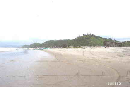 Playa cerca de Jama - Provincia Manabí