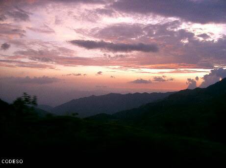 Puesta del Sol en los Andes Sunset Sonnenuntergang Provincia Azuay