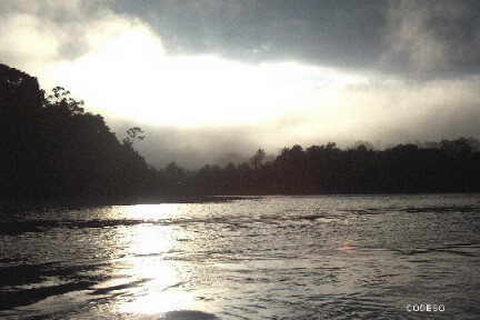 El Río Santiago por la madrugada